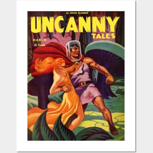 Uncanny Magazine Cover March 1942 Posters and Art